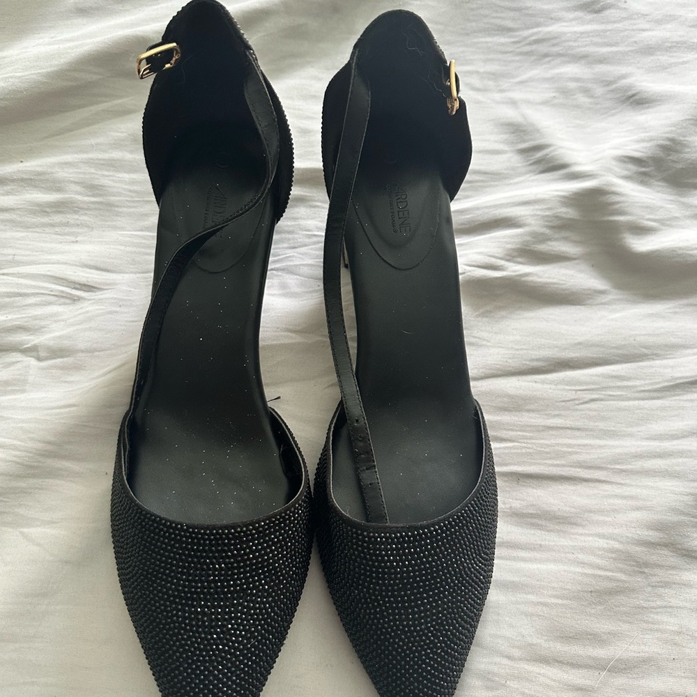 Ardene Black Studded Heels